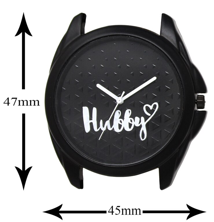 Analogue Full  Black Dial Watch For Men And Boy